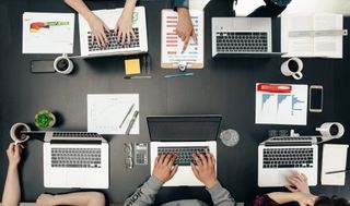 People having an IT Project Management Meeting in an office